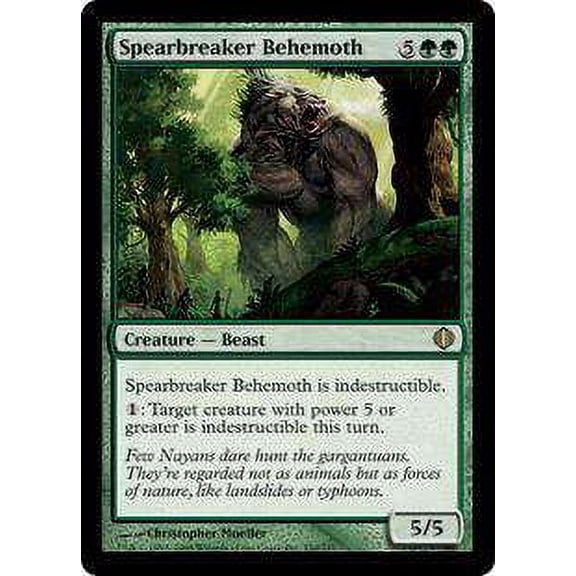 MtG Shards of Alara Rare Spearbreaker Behemoth #150