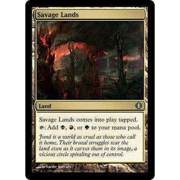 MtG Shards of Alara Uncommon Savage Lands #228
