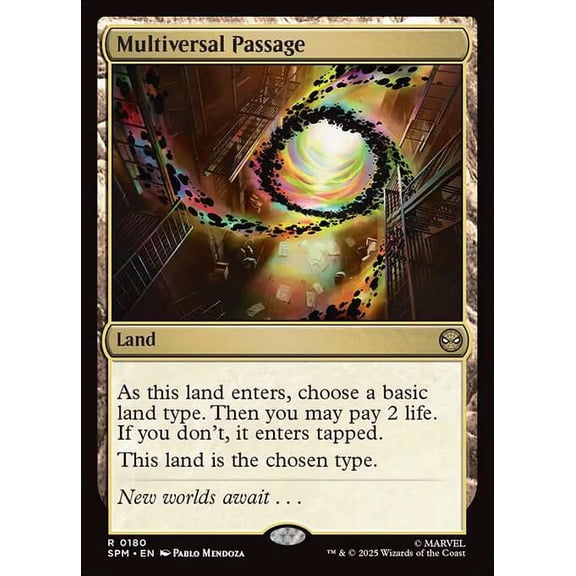 MtG Spider-Man Rare Multiversal Passage #180