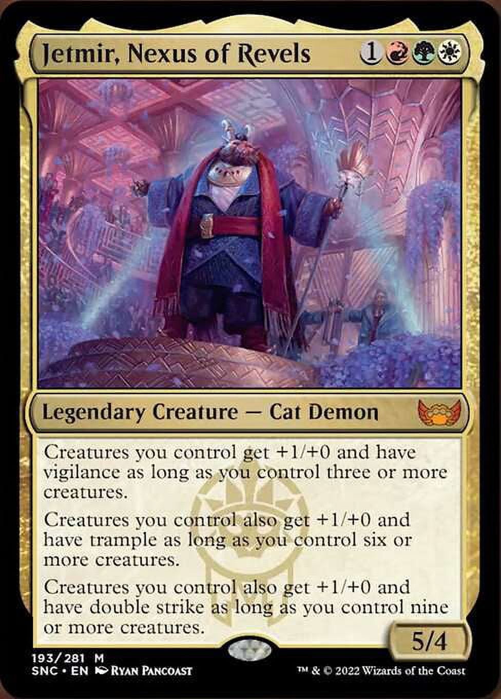 MtG Streets of New Capenna Mythic Rare Jetmir, Nexus of Revels #193