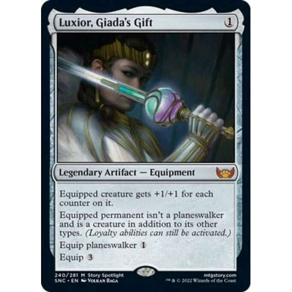 MtG Streets of New Capenna Mythic Rare Luxior, Giada's Gift #240