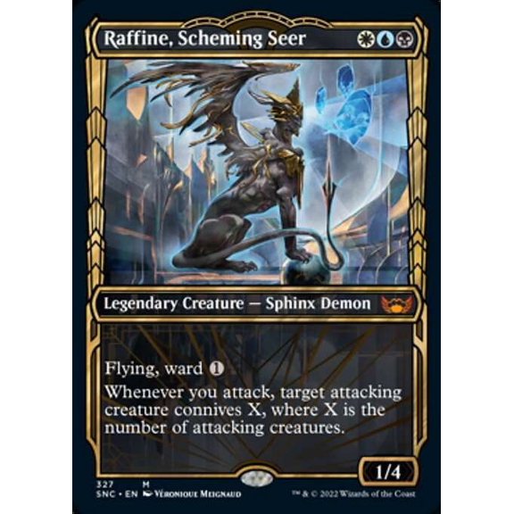 MtG Streets of New Capenna Mythic Rare Raffine, Scheming Seer (Showcase) #327