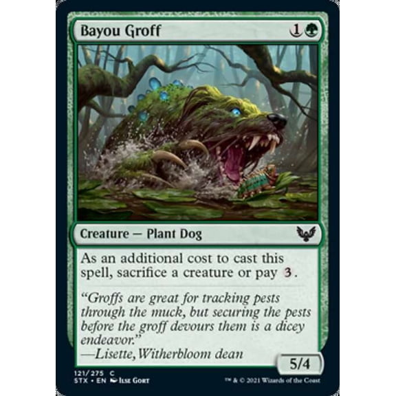 MtG Strixhaven: School of Mages Common Bayou Groff #121