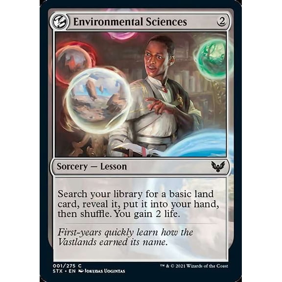 MtG Strixhaven: School of Mages Common Environmental Sciences [Foil] #1
