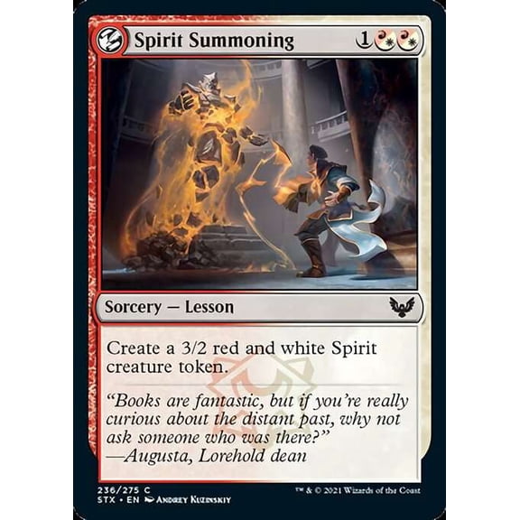 MtG Strixhaven: School of Mages Common Spirit Summoning #236