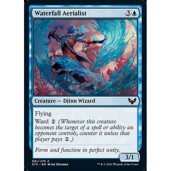 MtG Strixhaven: School of Mages Common Waterfall Aerialist #61