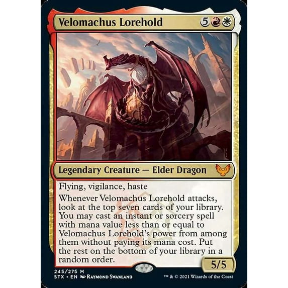 MtG Strixhaven: School of Mages Mythic Rare Velomachus Lorehold (Foil) #245