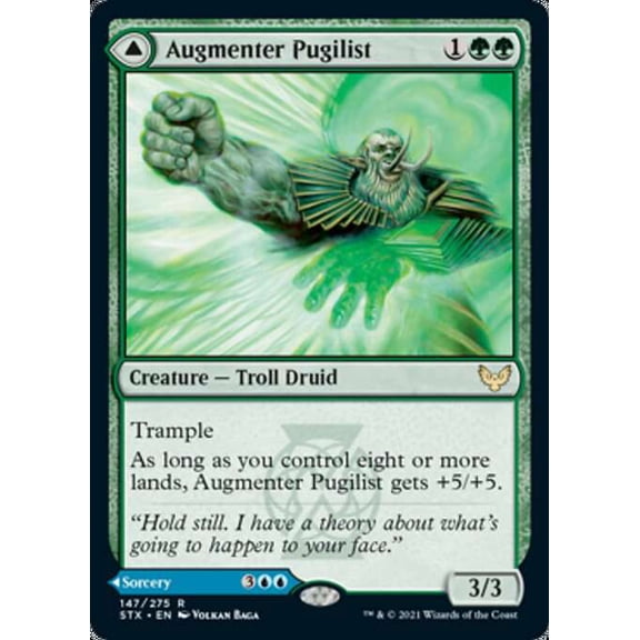 MtG Strixhaven: School of Mages Rare Augmenter Pugilist // Echoing Equation #147