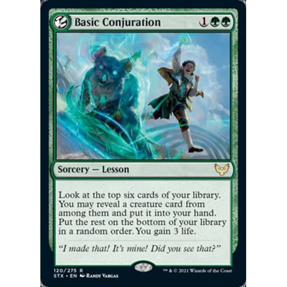 MtG Strixhaven: School of Mages Rare Basic Conjuration #120