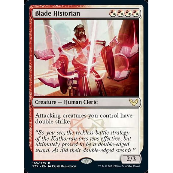 MtG Strixhaven: School of Mages Rare Blade Historian #165