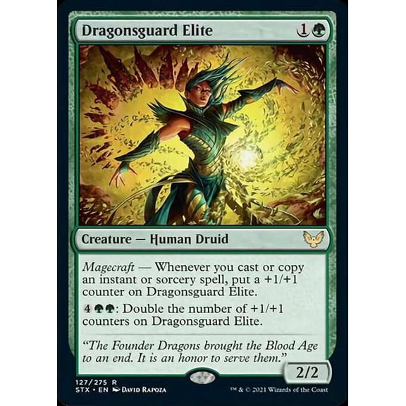 MtG Strixhaven: School of Mages Rare Dragonsguard Elite #127