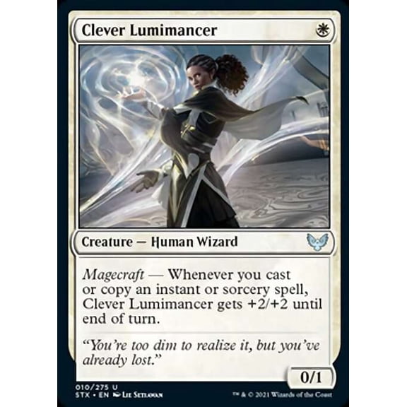 MtG Strixhaven: School of Mages Uncommon Clever Lumimancer #10