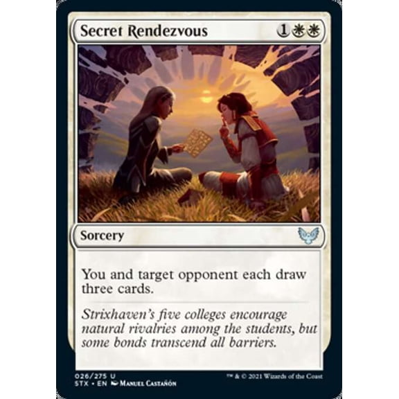 MtG Strixhaven: School of Mages Uncommon Secret Rendezvous [Foil] #26