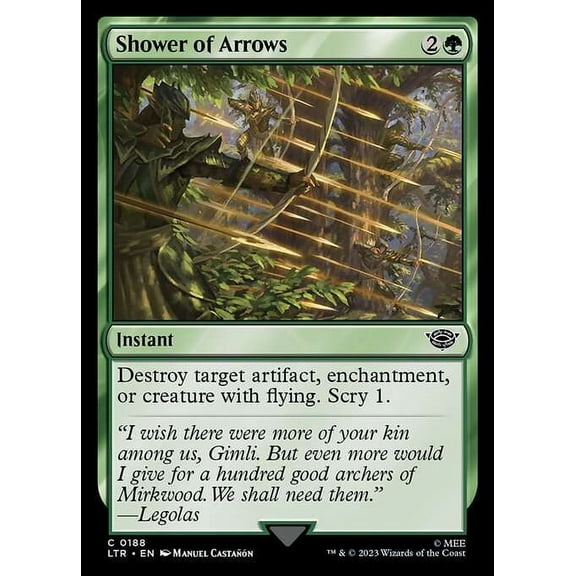 MtG Tales of Middle-Earth Common Shower of Arrows #188