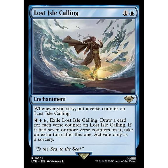 MtG Tales of Middle-Earth Rare Lost Isle Calling #61