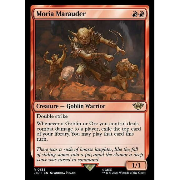 MtG Tales of Middle-Earth Rare Moria Marauder #138