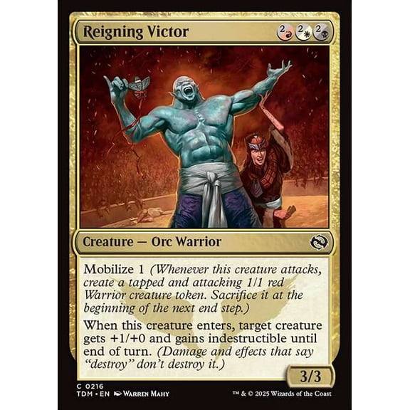 MtG Tarkir: Dragonstorm Common Reigning Victor #216