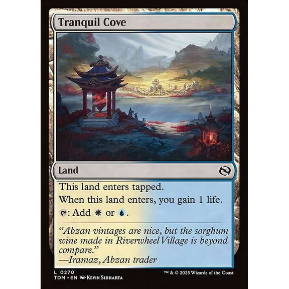MtG Tarkir: Dragonstorm Common Tranquil Cove #270