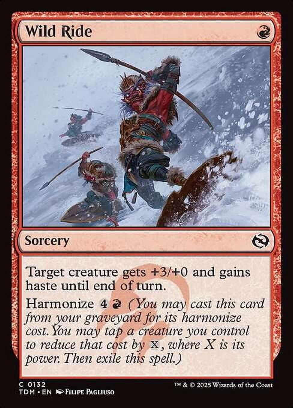 MtG Tarkir: Dragonstorm Common Wild Ride #132 - Walmart.com MtG Tarkir: Dragonstorm Common Wild Ride #132 - Walmart.com