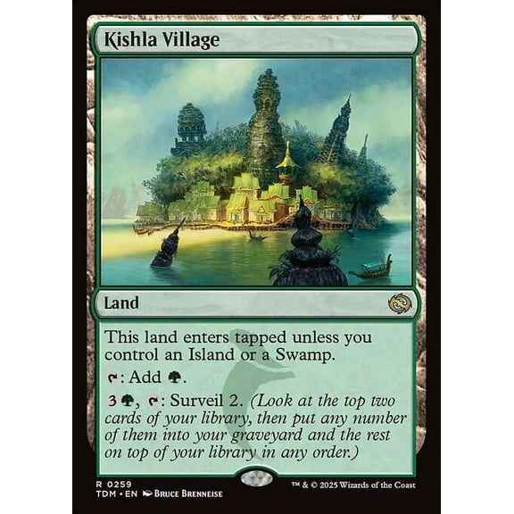 MtG Tarkir: Dragonstorm Rare Kishla Village #259