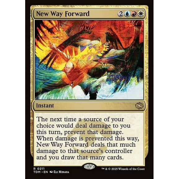 MtG Tarkir: Dragonstorm Rare New Way Forward #211