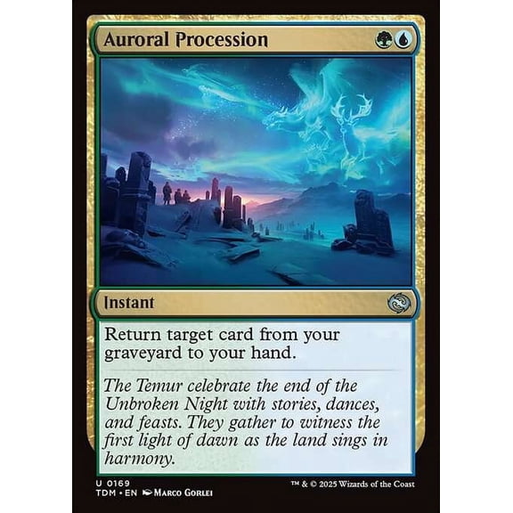 MtG Tarkir: Dragonstorm Uncommon Auroral Procession #169
