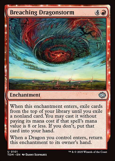 MtG Tarkir: Dragonstorm Uncommon Breaching Dragonstorm #101 - Walmart.com