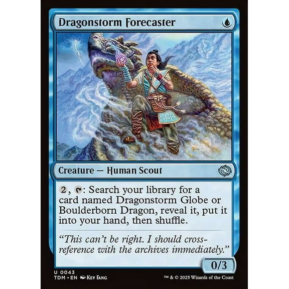 MtG Tarkir: Dragonstorm Uncommon Dragonstorm Forecaster #43