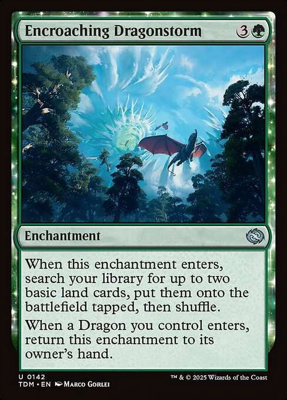 mtg tarkir dragon cards Clarion Conqueror (5) () () copy it for each spell cast before it this turn Sagu Wildling // Roost Seek