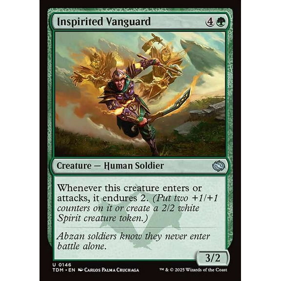 MtG Tarkir: Dragonstorm Uncommon Inspirited Vanguard #146