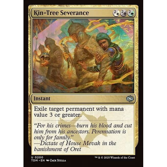 MtG Tarkir: Dragonstorm Uncommon Kin-Tree Severance #200