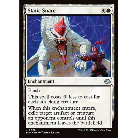 MtG Tarkir: Dragonstorm Uncommon Static Snare #26