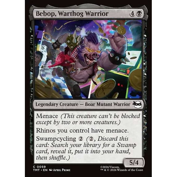 MtG Teenage Mutant Ninja Turtles Common Bebop, Warthog Warrior #59