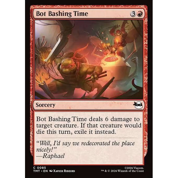 MtG Teenage Mutant Ninja Turtles Common Bot Bashing Time #85