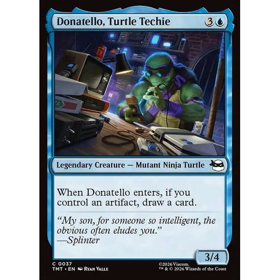 MtG Teenage Mutant Ninja Turtles Common Donatello, Turtle Techie #37