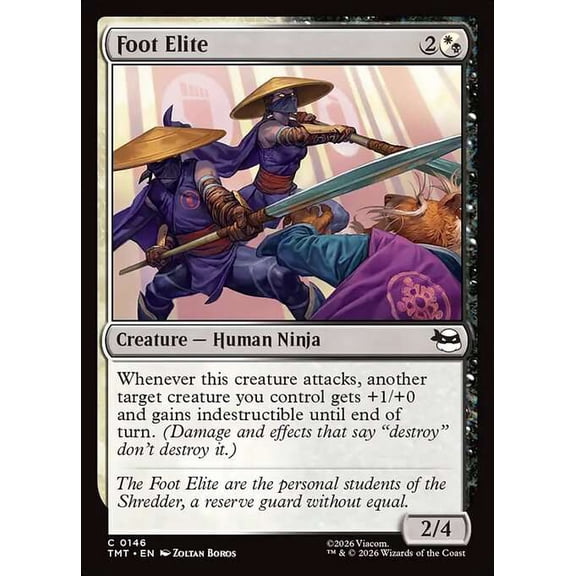 MtG Teenage Mutant Ninja Turtles Common Foot Elite #146