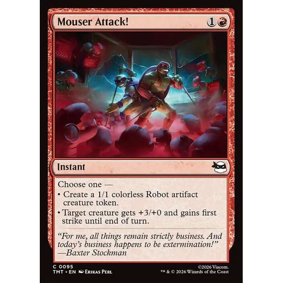 MtG Teenage Mutant Ninja Turtles Common Mouser Attack! #95