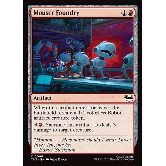 MtG Teenage Mutant Ninja Turtles Common Mouser Foundry #96