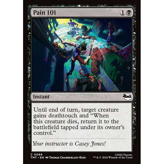 MtG Teenage Mutant Ninja Turtles Common Pain 101 #69