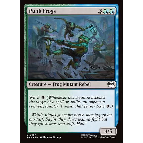 MtG Teenage Mutant Ninja Turtles Common Punk Frogs #164