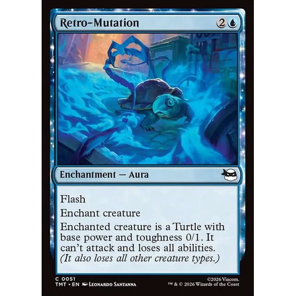 MtG Teenage Mutant Ninja Turtles Common Retro-Mutation #51