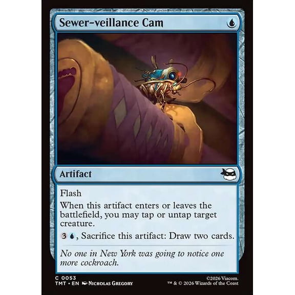 MtG Teenage Mutant Ninja Turtles Common Sewer-veillance Cam #53