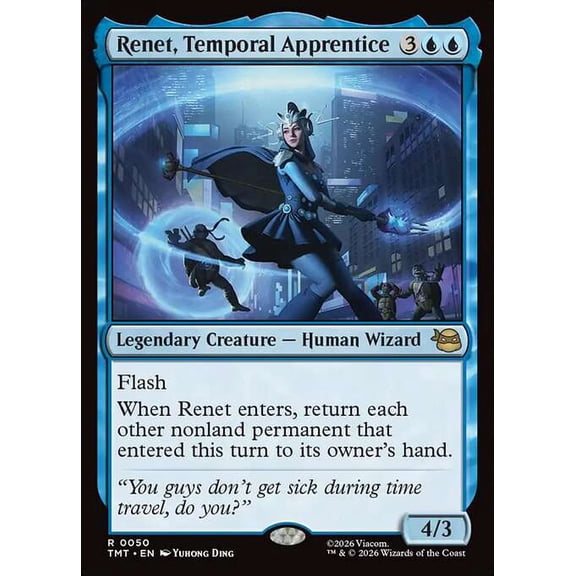 MtG Teenage Mutant Ninja Turtles Rare Renet, Temporal Apprentice #50