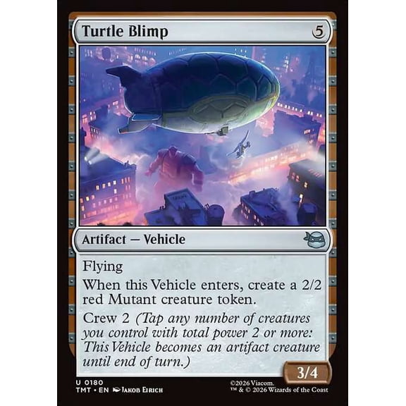 MtG Teenage Mutant Ninja Turtles Uncommon Turtle Blimp #180