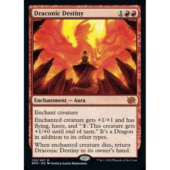 MtG The Brothers' War Mythic Rare Draconic Destiny #130
