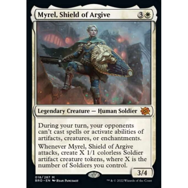 MtG The Brothers' War Mythic Rare Myrel, Shield of Argive