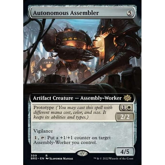 MtG The Brothers' War Rare Autonomous Assembler (Extended Art) #309