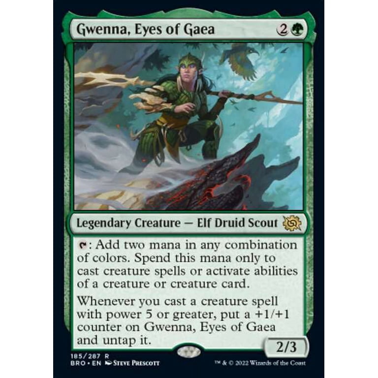 MtG The Brothers' War Rare Gwenna, Eyes of Gaea (FOIL) #185 - Walmart.com MtG The Brothers' War Rare Gwenna, Eyes of Gaea (FOIL) #185 - Walmart.com