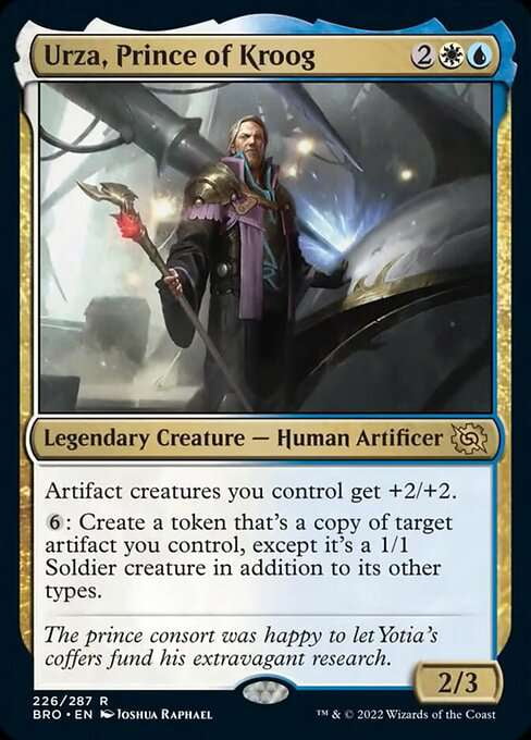 MtG The Brothers' War Rare Urza, Prince of Kroog #226 - Walmart.com