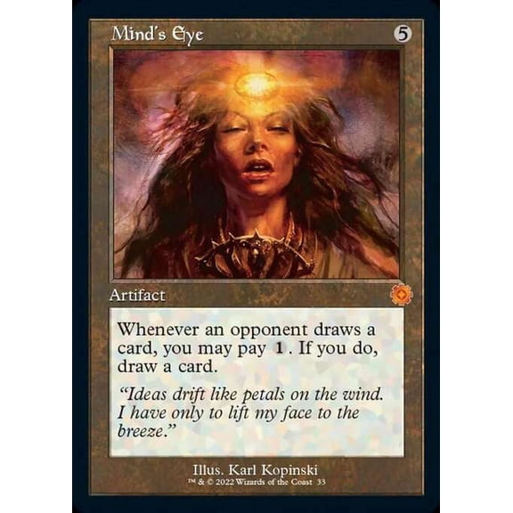 MtG The Brothers' War Retro Artifacts Mythic Rare Mind's Eye (Retro Frame) #33